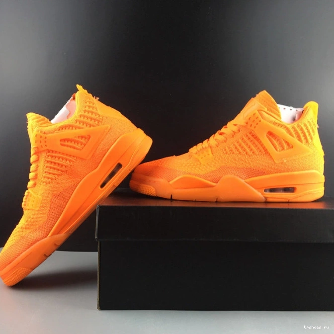 4 JORDAN “TOTAL ORANGE” FLYKNIT AIR AQ3559-800 0817